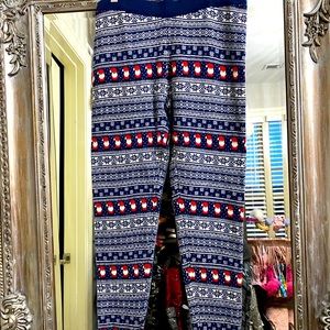 NWT Cynthia Rowley Holiday Leggings